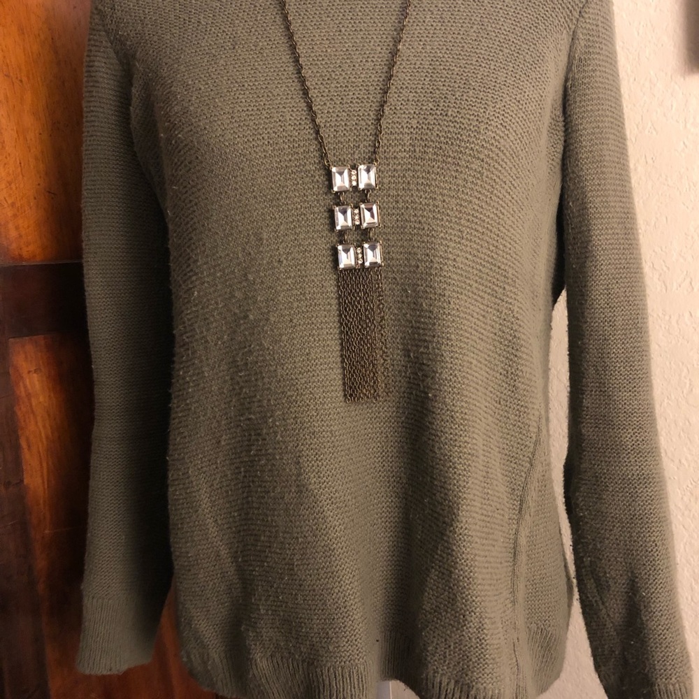 Madewell olive green thermal Small - Picture 2 of 6